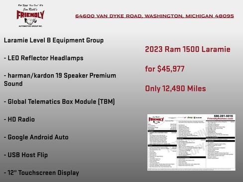 Used 2023 RAM 1500 Laramie AWD/4WD image 5