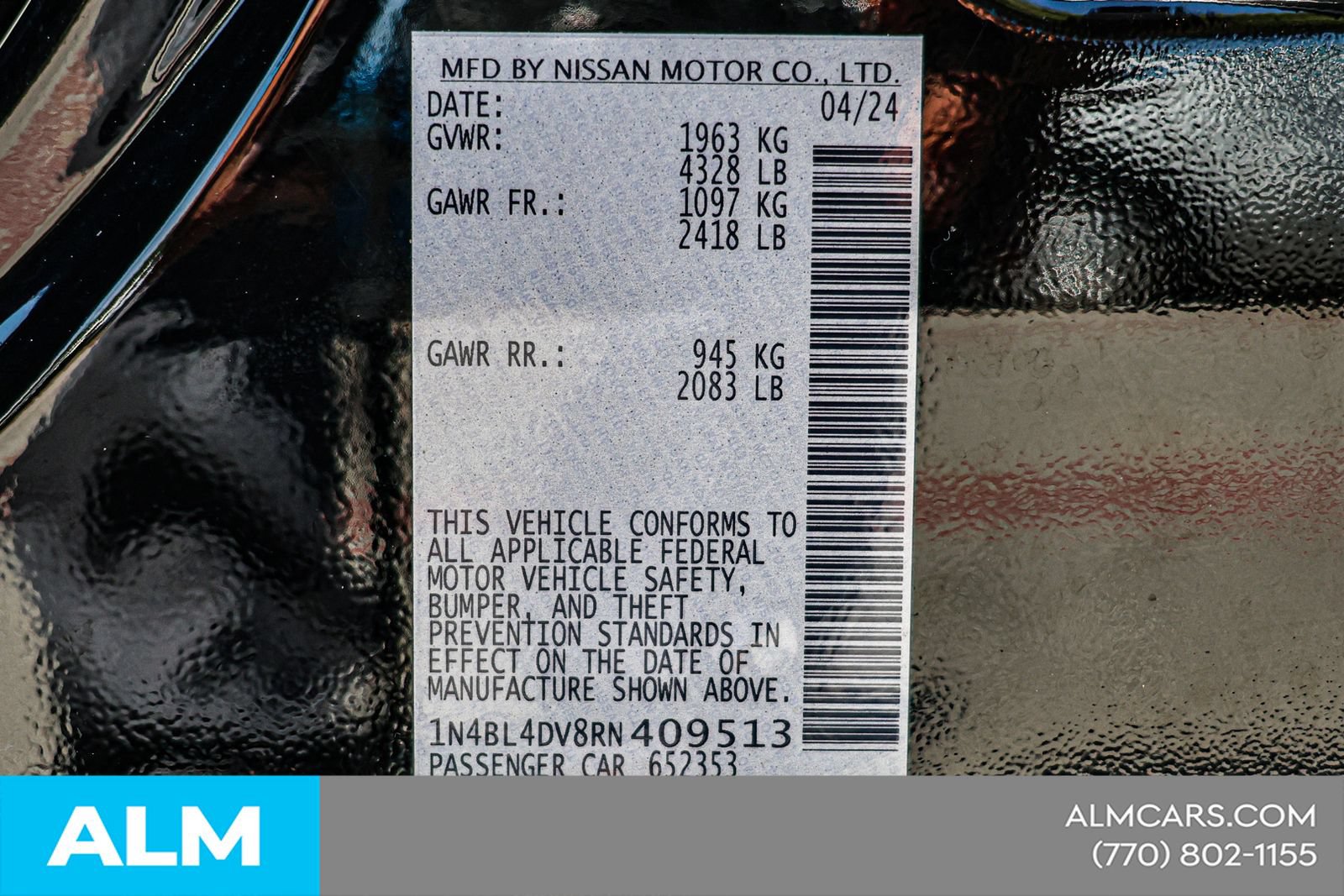 Used 2024 Nissan Altima 2.5 SV FWD image 41