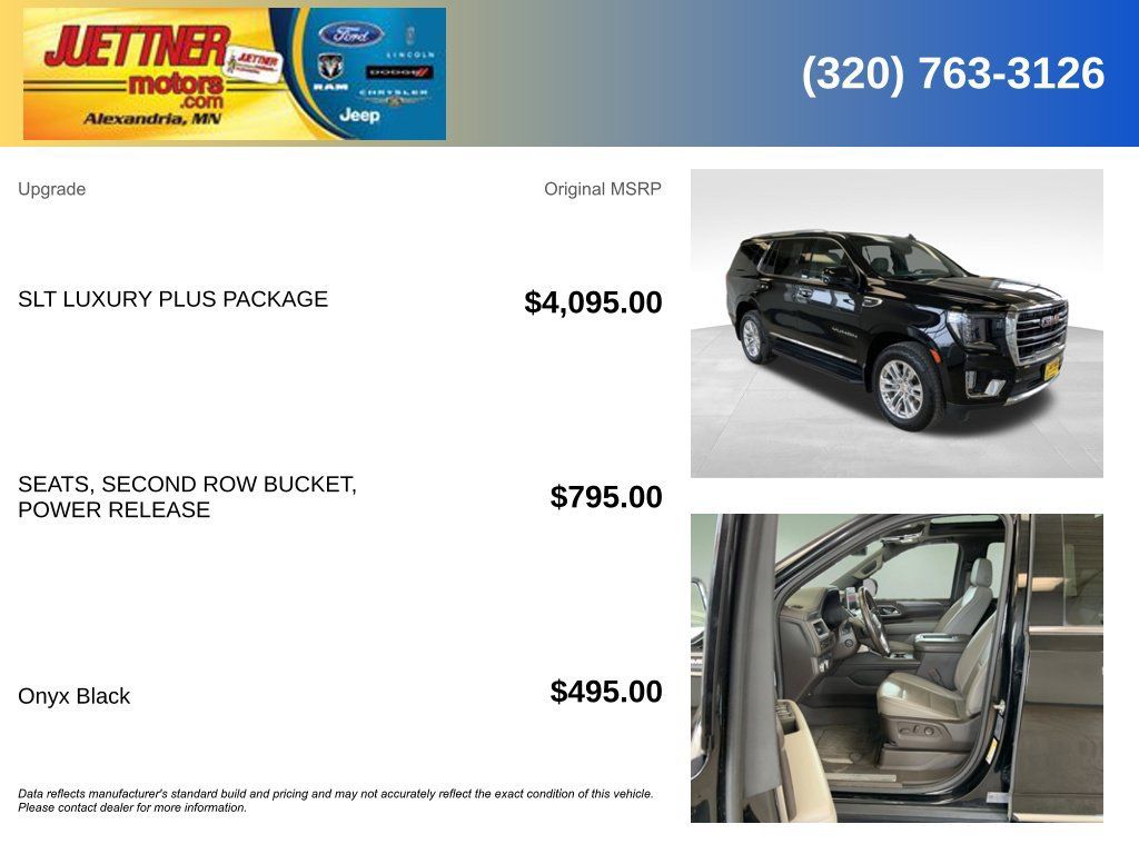 Used 2021 GMC Yukon SLT w/ SLT Luxury Plus Package AWD/4WD image 5