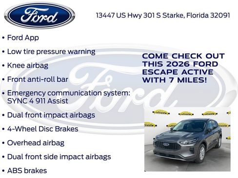 New 2026 Ford Escape Active image 20