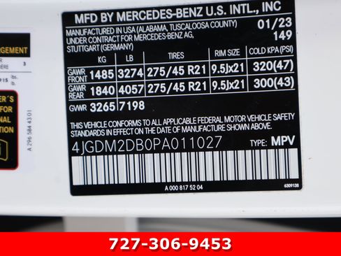 Certified 2023 Mercedes-Benz EQS 450+ SUV image 31