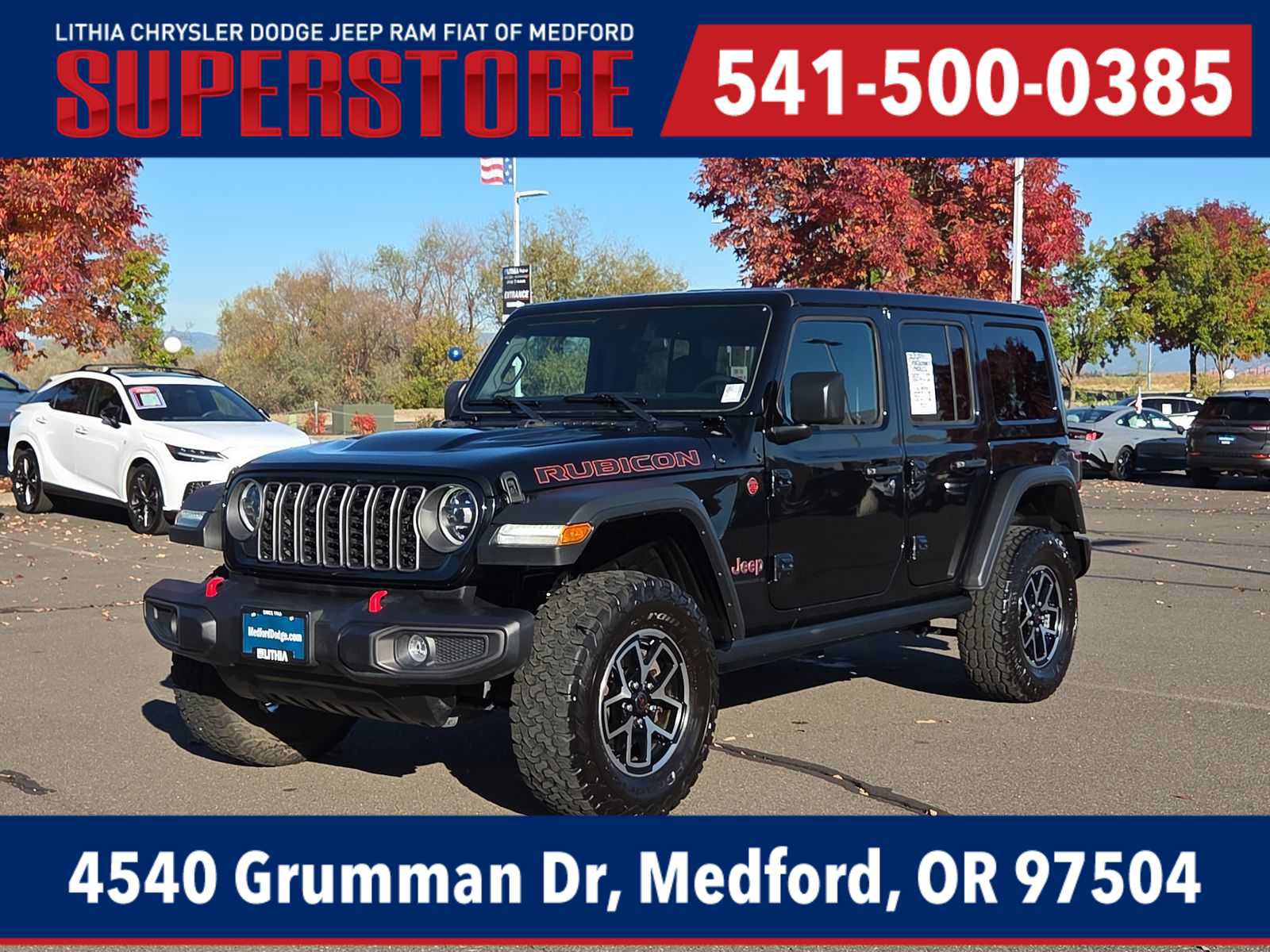 Used 2025 Jeep Wrangler Unlimited Rubicon AWD/4WD image 1