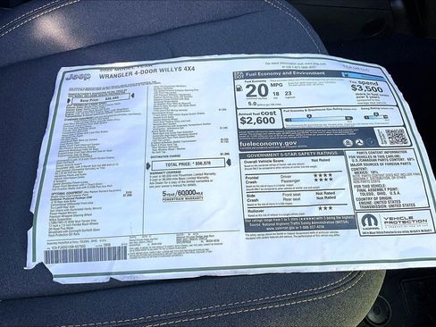 New 2025 Jeep Wrangler Unlimited Sport AWD/4WD image 13