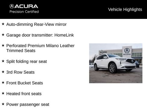 Certified 2023 Acura MDX SH-AWD w/ Technology Package image 21