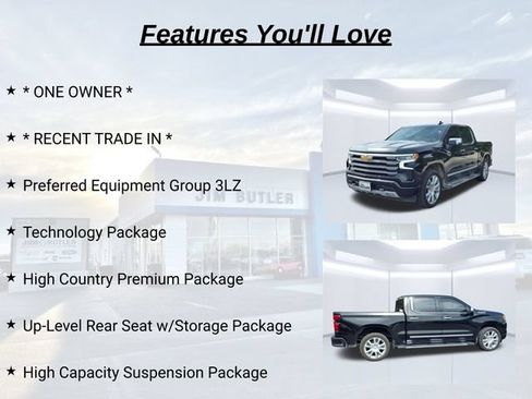 Used 2024 Chevrolet Silverado 1500 High Country w/ High Country Premium Package AWD/4WD image 10
