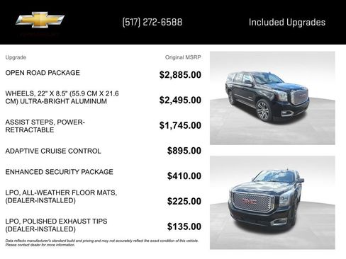 Certified 2017 GMC Yukon Denali w/ Open Road Package image 5