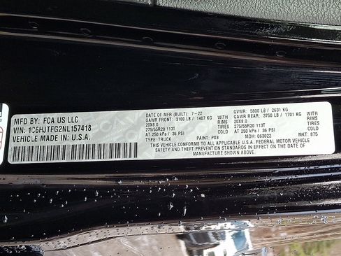 Certified 2022 Jeep Gladiator Overland image 27