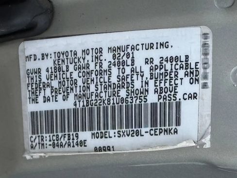 Used 2001 Toyota Camry CE image 31