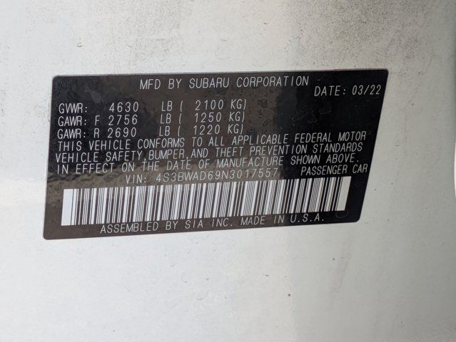Used 2022 Subaru Legacy Premium AWD/4WD image 24