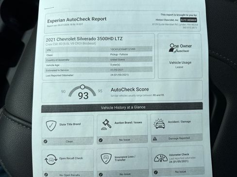 Used 2021 Chevrolet Silverado 3500 LTZ w/ LTZ Plus Package AWD/4WD image 18