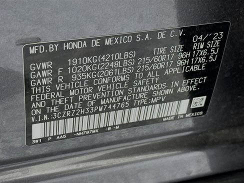 Certified 2023 Honda HR-V LX image 29