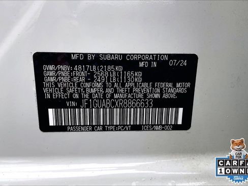 Certified 2024 Subaru Impreza 2.0i AWD/4WD image 33