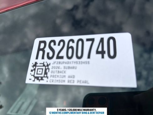 New 2026 Subaru Outback Premium AWD/4WD image 11