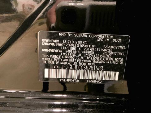 Certified 2025 Subaru Crosstrek 2.0i Premium AWD/4WD image 33