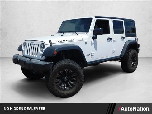Used 2016 Jeep Wrangler Unlimited Rubicon w/ Connectivity Group AWD/4WD image 1