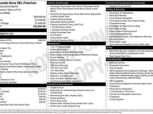 Certified 2026 Hyundai Kona SEL Premium AWD/4WD image 33