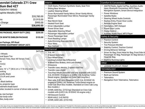 Used 2017 Chevrolet Colorado Z71 image 6