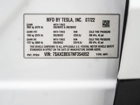 Used 2022 Tesla Model X Plaid AWD/4WD image 42