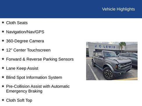 Certified 2023 Ford Bronco Outer Banks AWD/4WD image 11