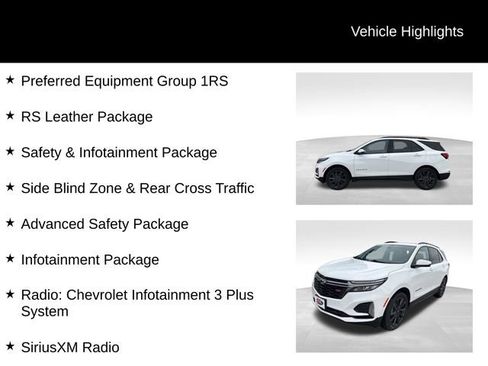 Used 2023 Chevrolet Equinox RS w/ RS Leather Package image 3