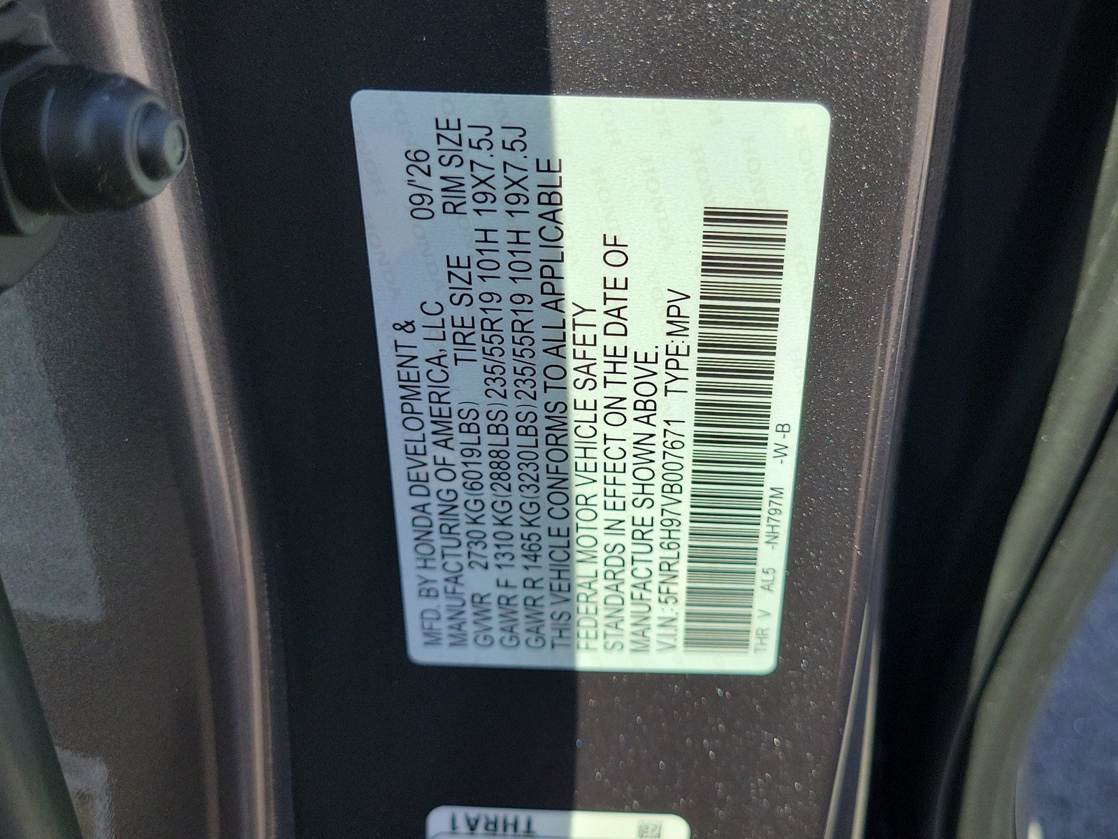 New 2027 Honda Odyssey Elite image 34
