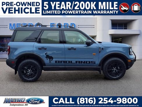 Used 2025 Ford Bronco Sport Badlands w/ Sasquatch Badlands Package AWD/4WD image 2