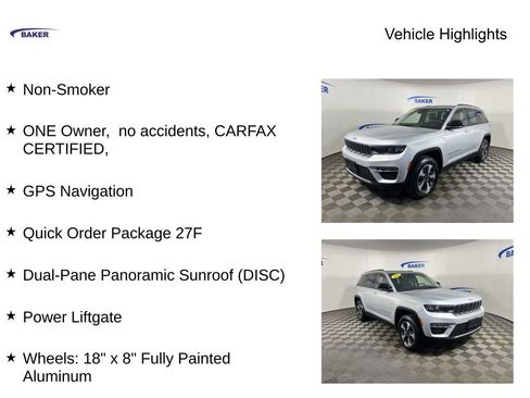 Used 2022 Jeep Grand Cherokee Limited 4xe AWD/4WD image 4