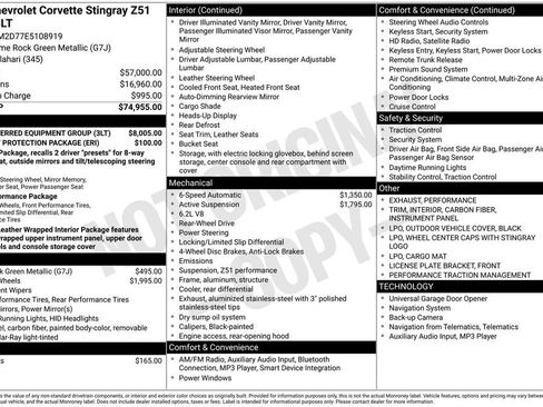 Used 2014 Chevrolet Corvette Stingray Coupe w/ 3LT Preferred Equipment Group image 3