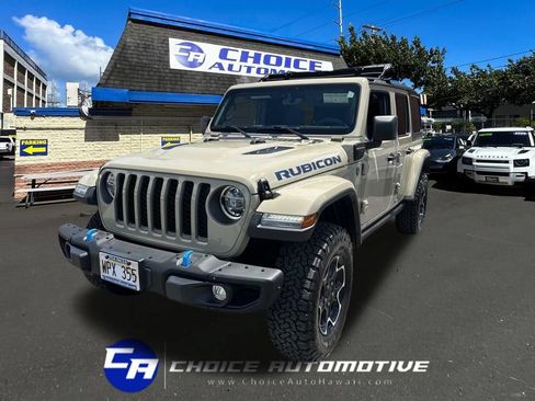 Used 2022 Jeep Wrangler Unlimited Rubicon 4xe w/ Steel Bumper Group AWD/4WD image 1