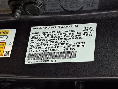 Used 2020 Honda Passport Touring image 28