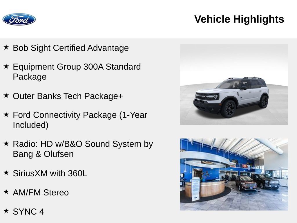 New 2026 Ford Bronco Sport Outer Banks w/ Outer Banks Tech Package+ AWD/4WD image 2
