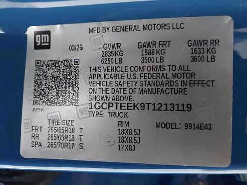 New 2026 Chevrolet Colorado Trail Boss AWD/4WD image 34