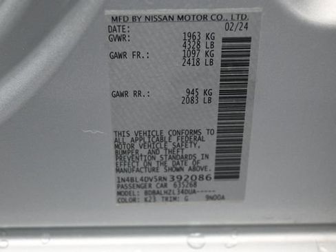 Used 2024 Nissan Altima 2.5 SV FWD image 19
