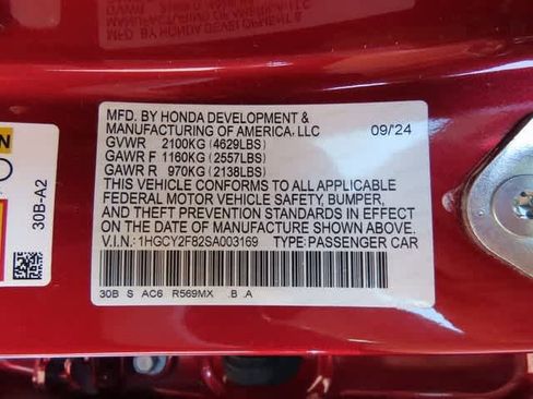 Certified 2025 Honda Accord Touring image 34