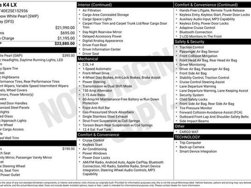 Certified 2025 Kia K4 LX image 15