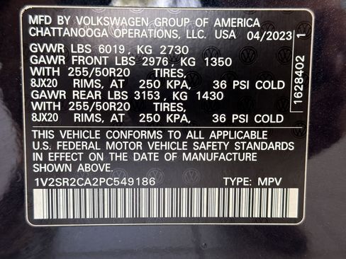 Used 2023 Volkswagen Atlas SEL R-Line AWD/4WD image 25