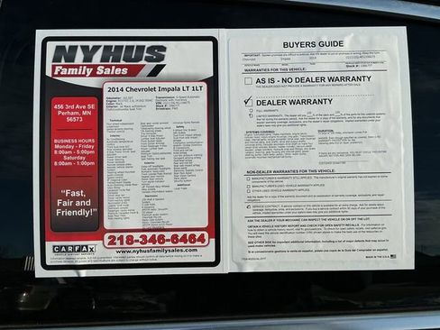 Used 2014 Chevrolet Impala LT w/ Convenience Package image 48