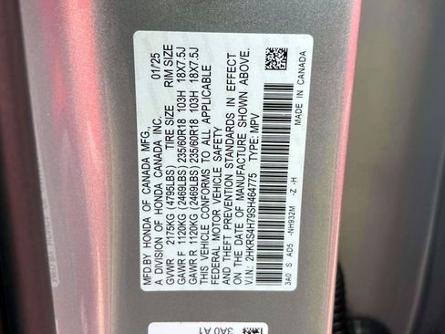 Certified 2025 Honda CR-V EX-L image 18