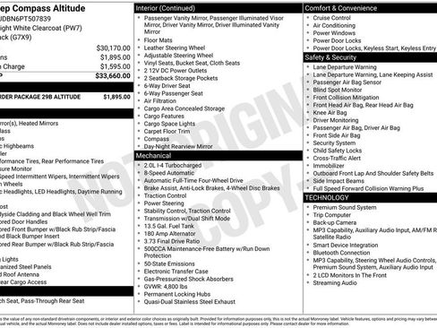 Certified 2023 Jeep Compass Latitude AWD/4WD image 42