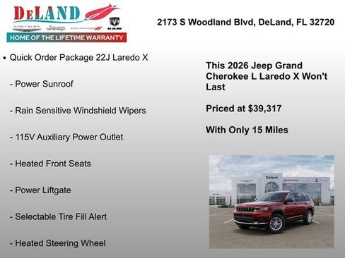 New 2026 Jeep Grand Cherokee L 4WD image 7