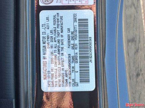 Used 2024 Nissan Z NISMO w/ Floor Mat Package RWD image 32
