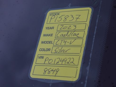 Certified 2023 Cadillac CT4 V w/ Navigation Package AWD/4WD image 15