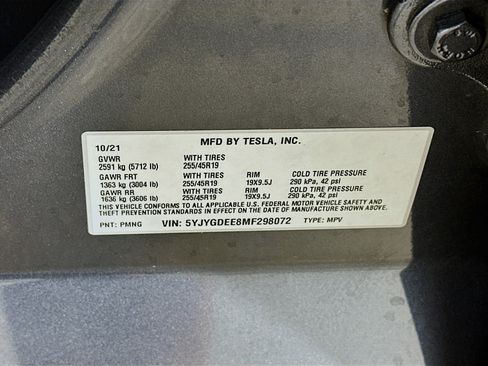 Used 2021 Tesla Model Y Long Range AWD/4WD image 12
