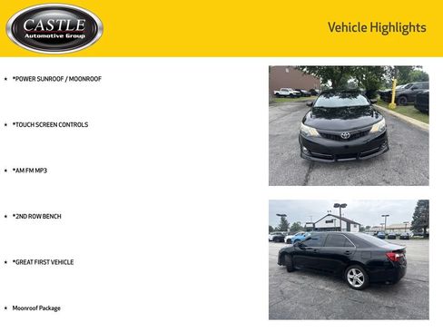Used 2012 Toyota Camry SE FWD image 3