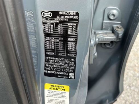 Used 2020 Land Rover Range Rover Evoque First Edition image 30