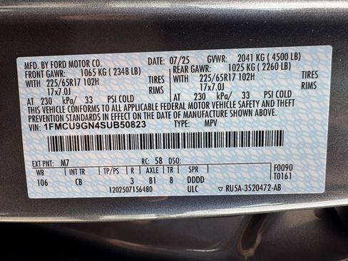 Certified 2025 Ford Escape Active w/ Cold Weather Package image 29