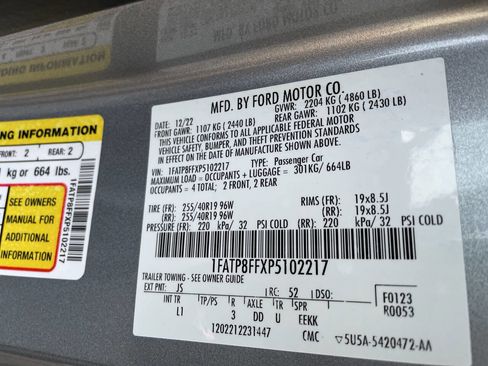 Used 2023 Ford Mustang GT Premium w/ Equipment Group 401A image 92