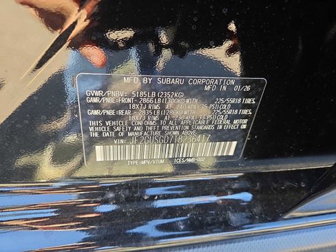 New 2026 Subaru Crosstrek 2.5i Sport AWD/4WD image 10