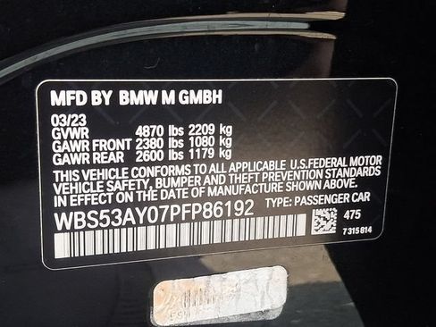 Used 2023 BMW M3 w/ M Carbon Exterior Package RWD image 26