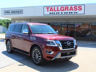 Used 2023 Nissan Armada Platinum w/ Captain's Chairs Package RWD video 1